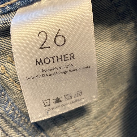 MOTHER The Curbside Cargo Flood in Herbal Remedy Indigo wash Size 26 x 29” - Picture 9 of 15